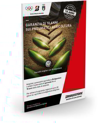 Garanzia di 10 anni sui pneumatici Bridgestone